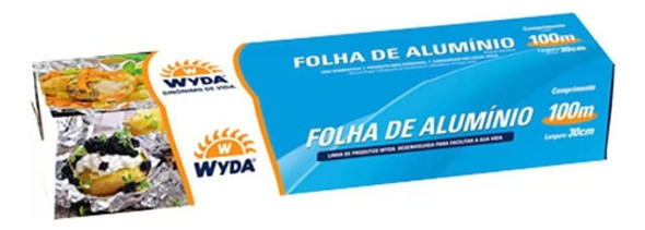 Kit 2un Folha De Alumínio 100mx30cm Wyda Promoção Leve 2 0 Kit 2un Folha De Alumínio 100mx30cm Wyda Promoção Leve 2 0