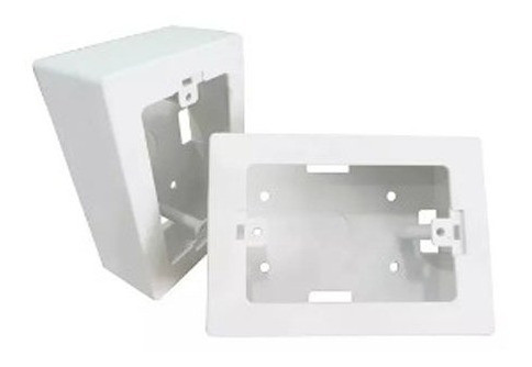 Caja Ext. Para Cablecanal Blanco 130x88x46mm 0