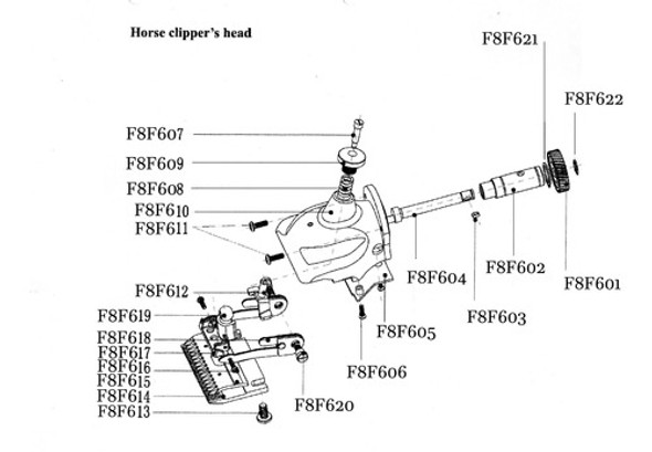 Cojinete Para Maquina De  Esquilar  Folk F8ha-f6ha 1