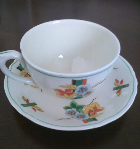 3 Tazas Y Platos De Té Creampetal Grindley England 0