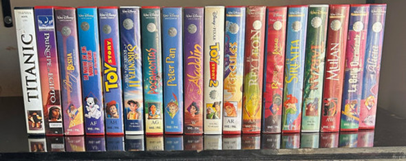 Peliculas De Coleccion Disney Original  Vhs Precio X Unidad 0