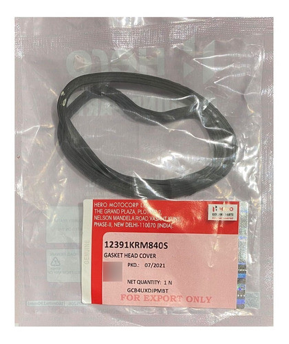 Junta Tapa Valvulas Hero Hunk 150 160 190 200 Zeta Motos 1