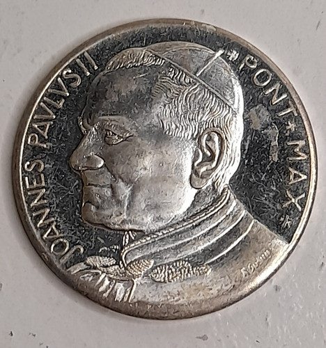 Medalla Papa Juan Pablo Ll Roma Vaticano Piedad ,pieta 0