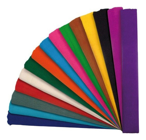 Papel Crepe Varios Colores Pack X 10 Frigusnet 1