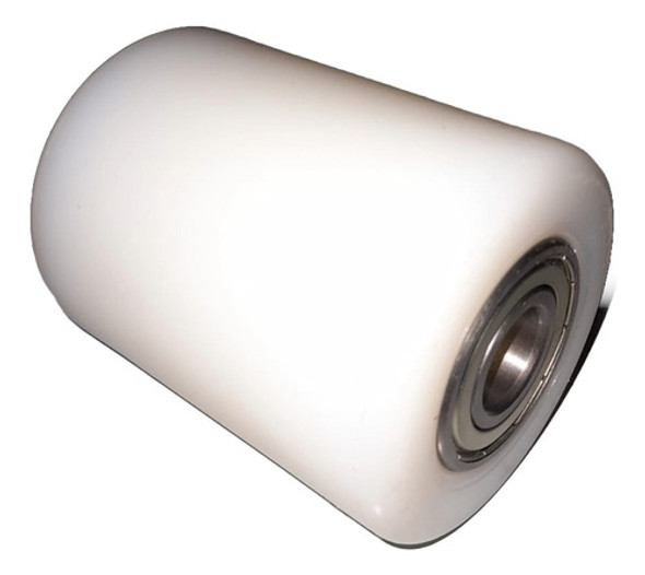 Rodillo De Nylon Para Zorra Hidraulica 80x70 Con Rulemanes 0