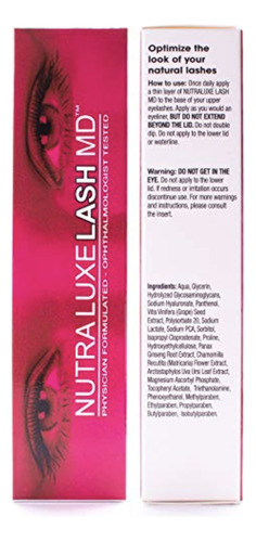 Acondicionador Pestañas Nutra Luxe Lash Md 1