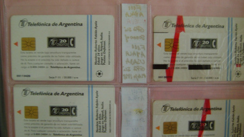 Tarjeta Telef Coleccion Telefonica Argentina F111 Ayala Gp3n 1