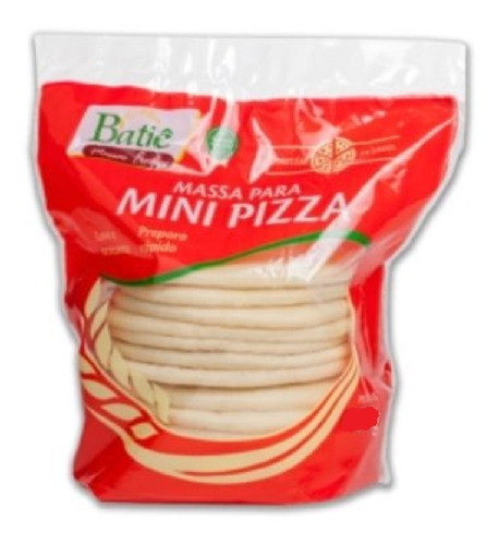 Kit 30 Pacotes Massa Para Pizza Brotinho Batiê 300 Gramas 0