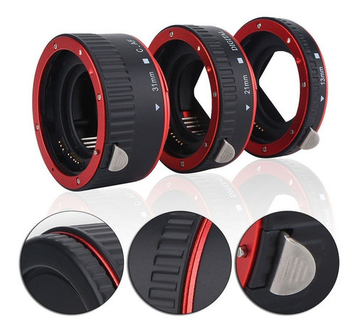 Tubo Extension Macro Canon Eos T2i T3i T4i Autofocus Eos Ef 0