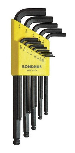 Juego Llave Allen Bondhus Blx13 13pz.0.5 A 3/8' 10937 0