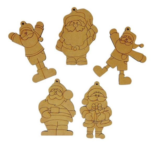 Adornos Surtidos Navidad Fibrofáci Pack X 5 10cm Para Colgar 0 Adornos Surtidos Navidad Fibrofáci Pack X 5 10cm Para Colgar 0