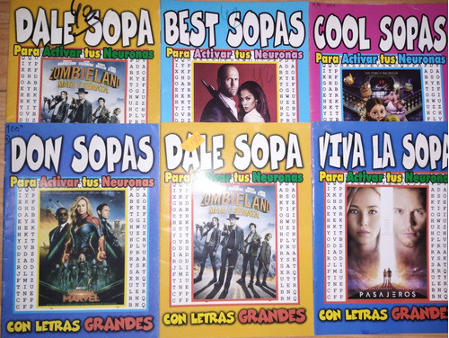 Lote Saldo De Sopas De Letras X 20 Revistas 1
