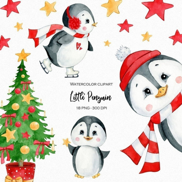 Cliparts Imagenes Png Pingüinos En Navidad Is26 0