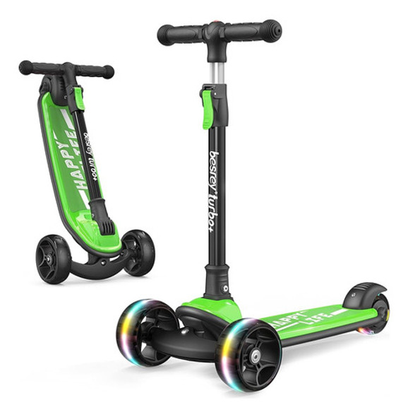 Besrey Kick Scooter Para Niños De 3 A 8 Años, Scooter De 3 R 0