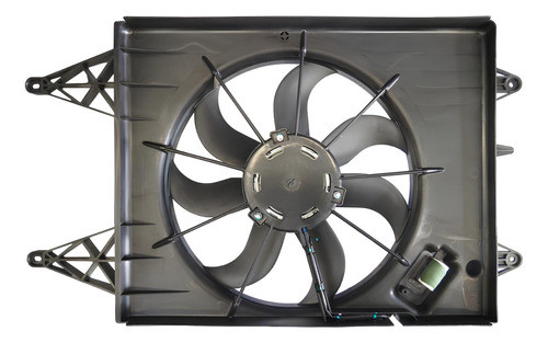 Eletroventilador P/ Fox Gol Saveiro C/ Ar E Defletor 0
