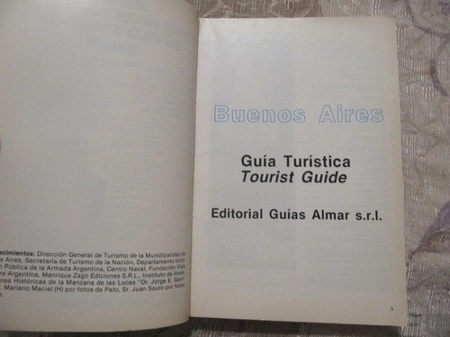 Guía Turística Buenos Aires - Español - English 1