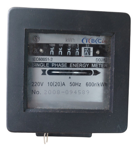 Medidor Monofasico  20a Para Hogar Y  Consumo Tbcin Dd282 0