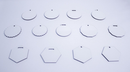 10 Formas Madera Para Llaveros Sublimable Sublimar 5cm 1