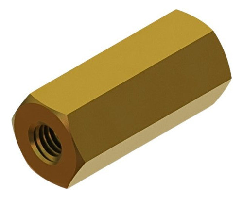 Espaçador Sextavado Latão 3/16  X 15mm Rosca M3 F/f 10 Peças 0