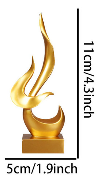 Estátua De Abstrata, Estatueta De Arte Em Resina, S 1