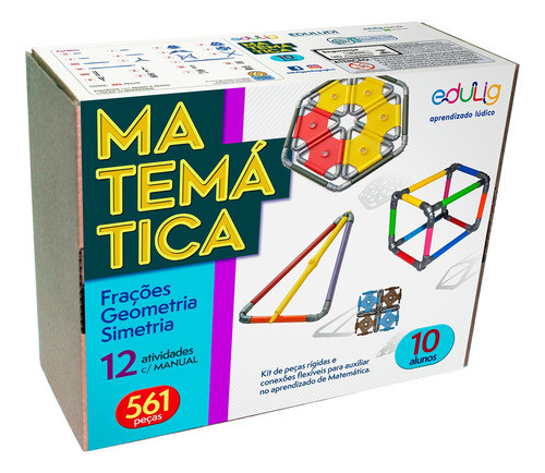 Brinquedo Educativo Edulig Matemática 10 Alunos Com Manual 0