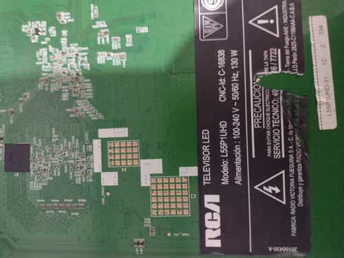 Main Rca L55p1uhd Hitachi 3 Meses De Gtia 1