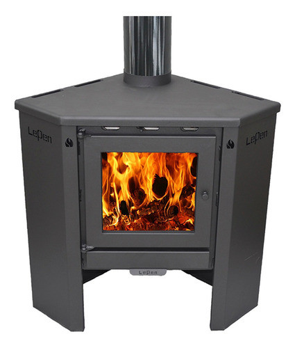 Estufa Calefactor Rinconero A Leña Lepen 15 Kw 0