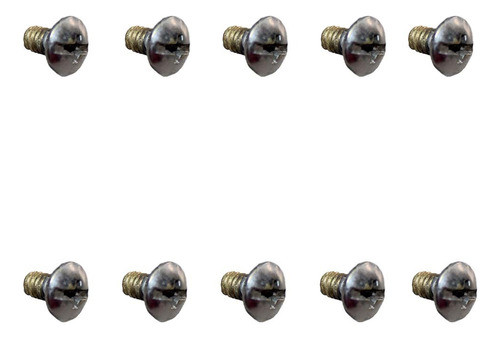 Tornillos P/cabezal Con Punta Cromada Hidrorep 10unidades 0