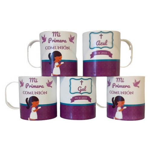Tazas Plástico Personalizadas - Mi Primera Comunión 0
