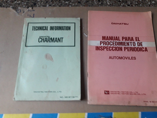 2 Manual Original Daihatsu Charmant Japan 0