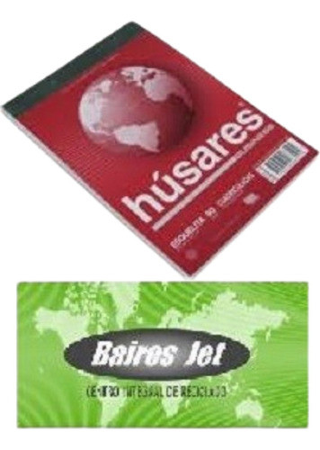 10 Block Husares 6335 Bussines A4 Cuadriculado 80 Hojas 5 Pe 0