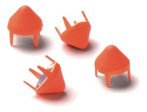 Spike Customeasy Refil Conico Laranja Fluor Com 75un 1