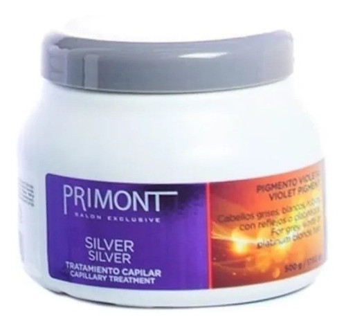 Máscara Capilar Silver Pigmento Violeta - Primont 500g 1