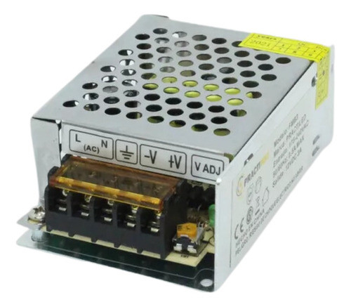 Fuente De Alimentación Metálica 12v 20a Tiras Led Power Saez 0