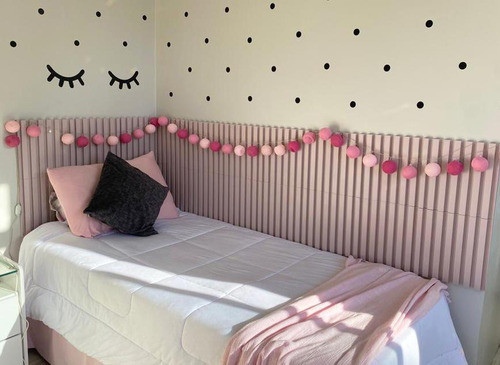 Kit 22 Painel Ripado Rose 30x30 M - Com Fita Para Instalar 1