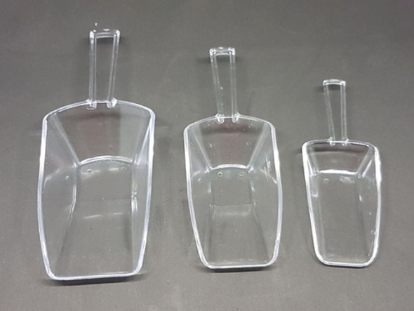 Kit 3  Colher Para Cereais Gelo Etc Acrílico 1 Kit 3  Colher Para Cereais Gelo Etc Acrílico 1