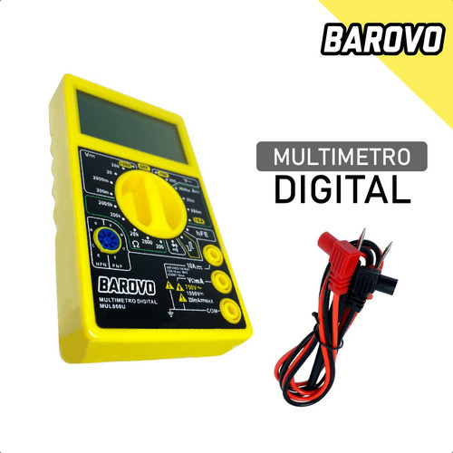 Multimetro Digital Display Led Visor Medicion V Ma Ohm Onda 1