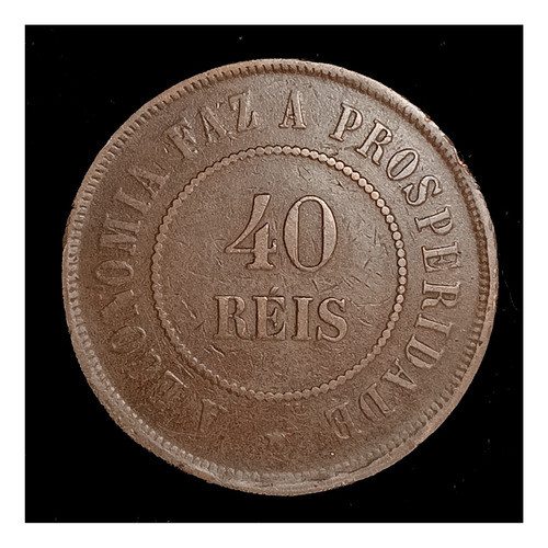 Brasil 40 Reis 1908 Excelente Km 491 0