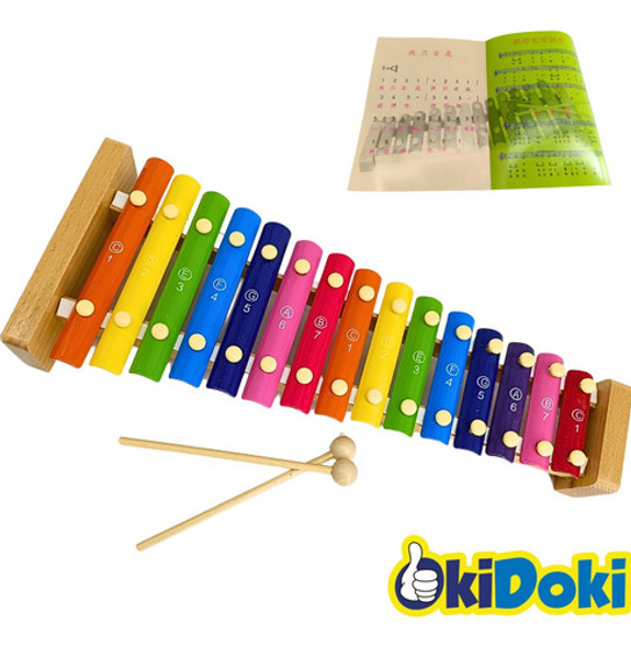 Xilófono De Madera Infantil_okidoki 1 Xilófono De Madera Infantil_okidoki 1