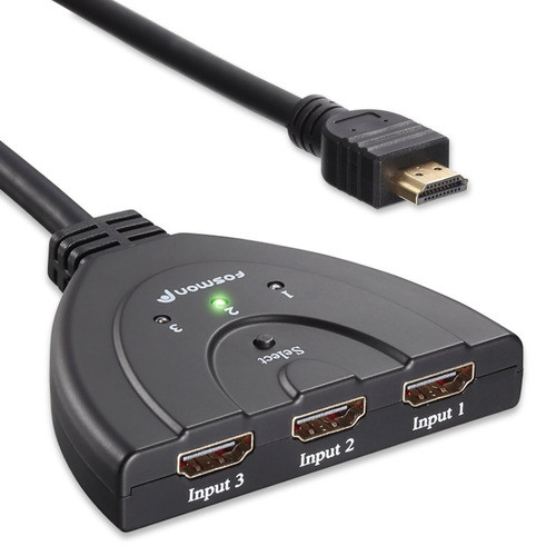 Switch Hdmi 1x3 1080p Con Cable Hdmi Local 1 Junta Fac A Y B 0
