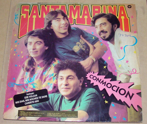 Santamarina Conmocion Lp Argentino Cuarteto Cordoba Kktus 0