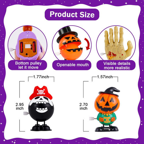 Juguetes De Viento A Mano Paquete De 24 Favoritos De Hallowe 1
