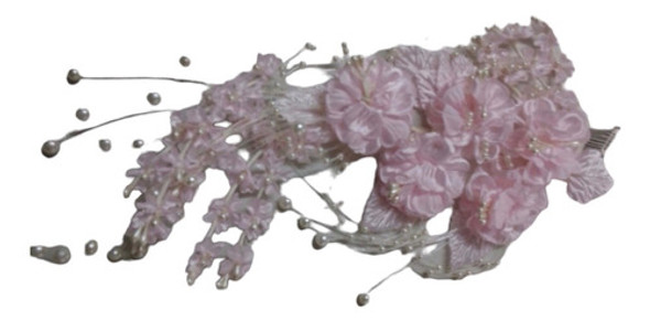 Flores Artificiales De Tela  Tocado P Vestidos Apliques 0