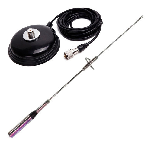 Antena Auto Magnetica Rb-mjpl Bibanda Vhf Uhf Handy O Base 0