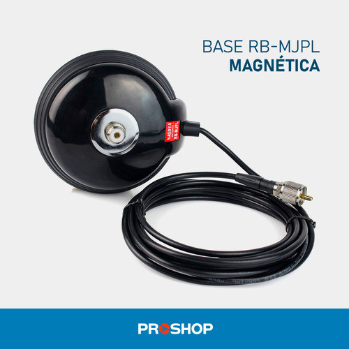 Antena Auto Magnetica Rb-mjpl Bibanda Vhf Uhf Handy O Base 1