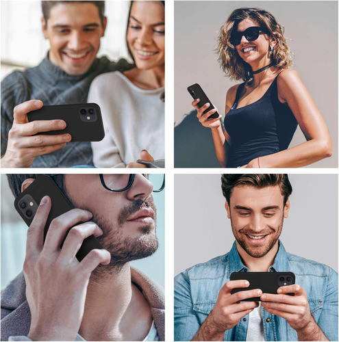 Funda Compatible iPhone 12/12 Pro (6.1) Resistente.negro. 1