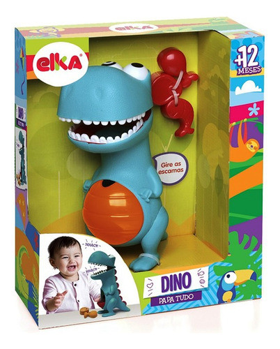Dinossauro Dino Papa Tudo Super Divertido 972 - Elka 0