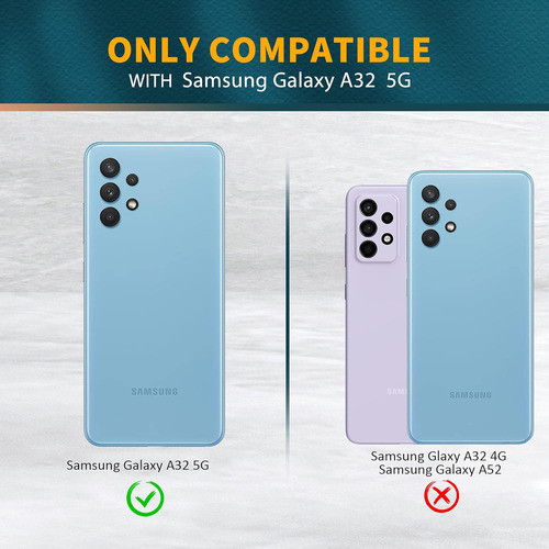 Funda 360o Con Protector De Pantalla Roja Para Galaxy A32... 1