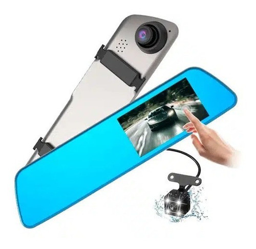 Espejo Retrivisor Con Camara Frontal Y Retroceso Táctil Mli 0