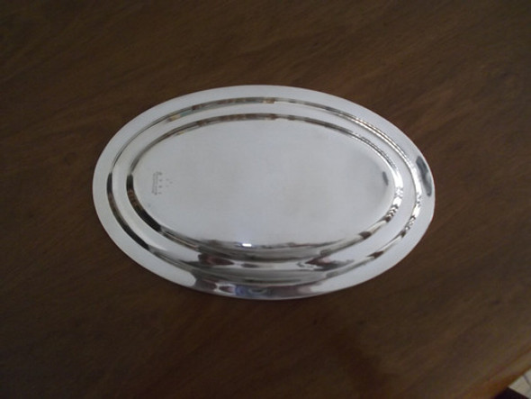 Bandeja De Plata Oval Reed & Barton 1 Bandeja De Plata Oval Reed & Barton 1
